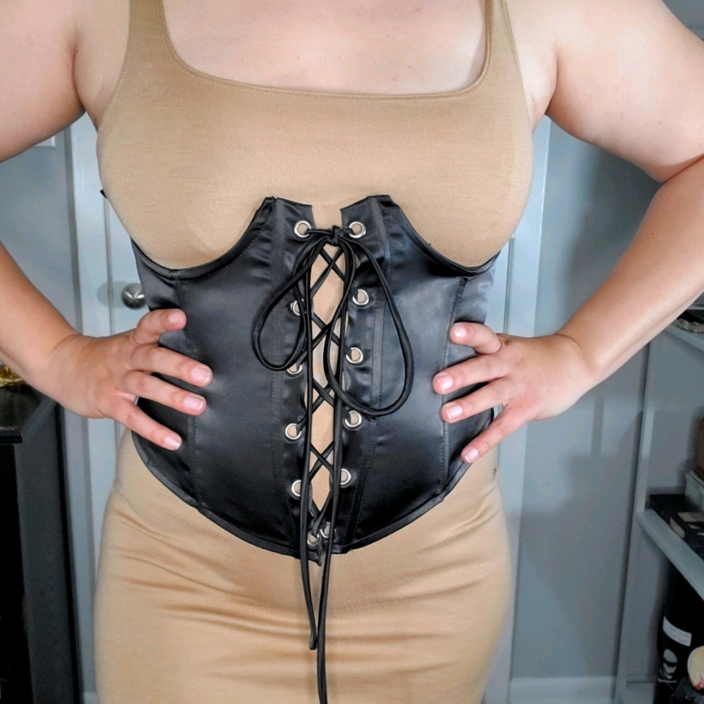 Lace up corset